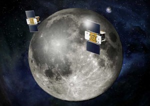 Las naves gemelas Grail, de la NASA, están a punto de llegar a la Luna