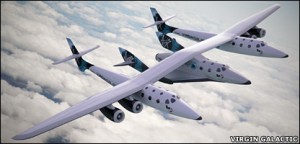 Virgin presenta su nave espacial Comercial