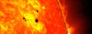  Una gran mancha amenaza con provocar una nueva tormenta solar