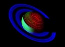 La atmósfera de Saturno desgarrada por una tormenta