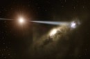 Un agujero negro huérfano está construyendo su galaxia