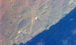 Sí, las pirámides se ven desde el espacio
