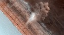 Sonda de la NASA captó una espectacular avalancha de rocas en Marte